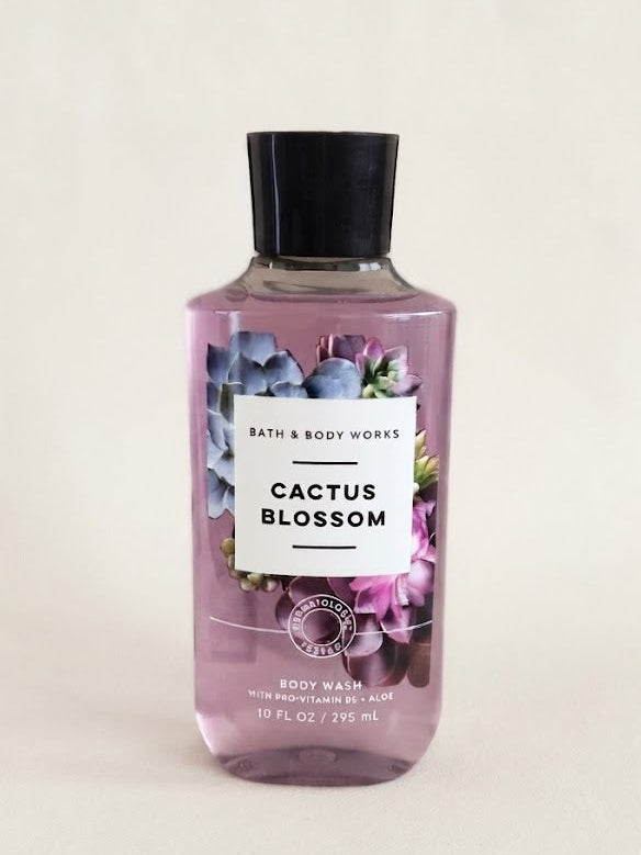 CACTUS BLOSSOM Bath & Body Works Body Wash, 10 oz bottle with pro-vitamin B5 and aloe