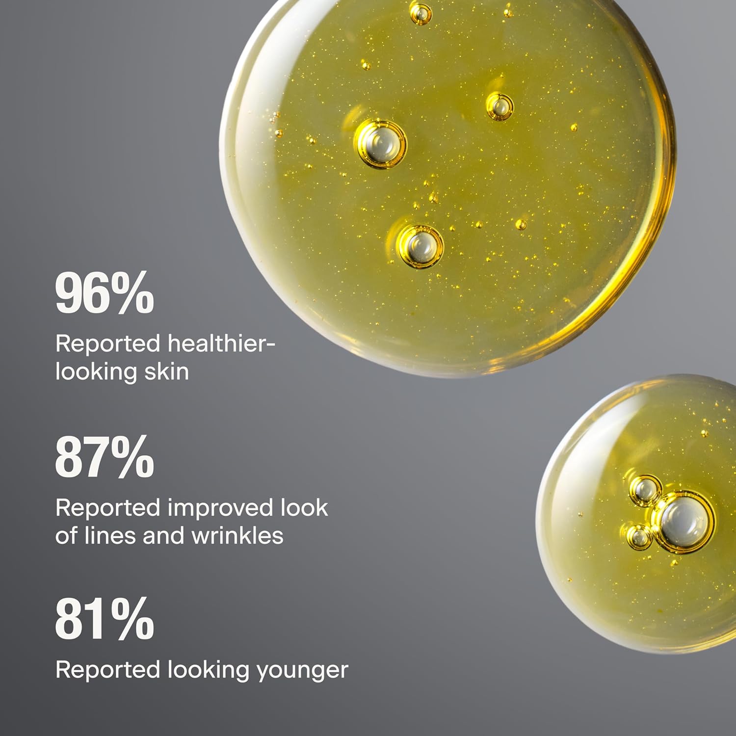 Caldera + Lab The Good clinical skincare results showing healthier-looking skin and visibly improved appearance of lines and wrinkles.