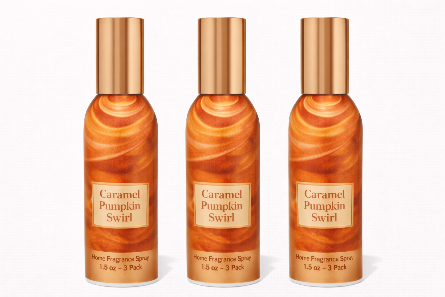 Caramel Pumpkin Swirl Room Spray 3-Pack | Long-Lasting Home Fragrance