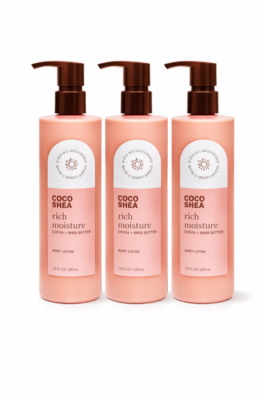 COCO SHEA body lotion 3 pack 7.8 oz Bath & Body Works rich moisture cocoa shea butter lightweight hydration dry skin