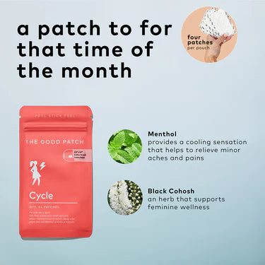 Women wellness patch for balance and self care support