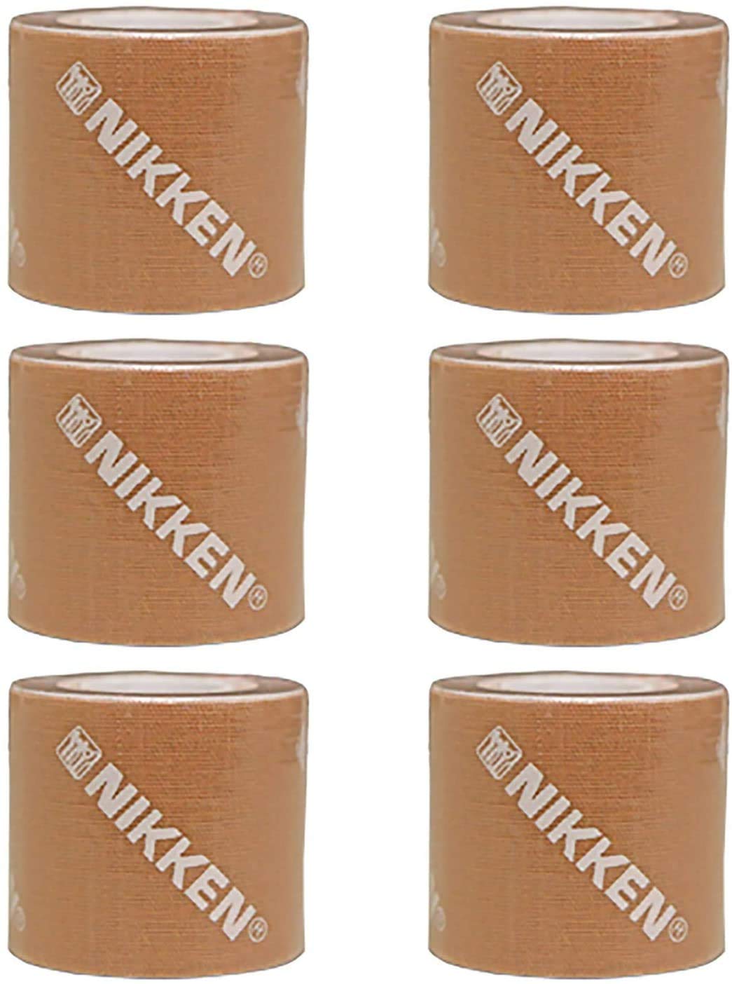 Peach Dynamic Underlayer Kinetic Tape - 19154-6 Rolls - Elastic Muscle Support - Therapeutic Tape for Athletes - Helps Reduce Tissue Pressure and Relief Muscle and Joint Pain - Stick for Days