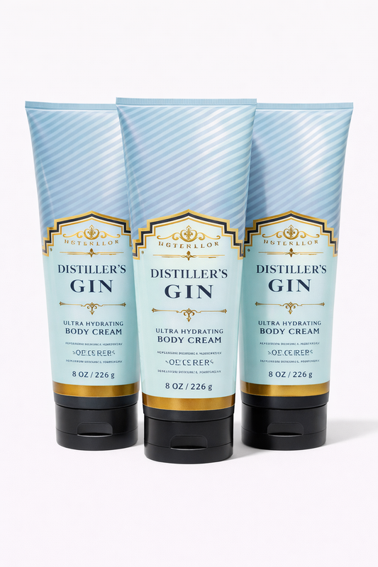 Distiller'S Gin Body Cream 8 Oz / 226 G (Pack Of 3) | Ultra Moisturizing