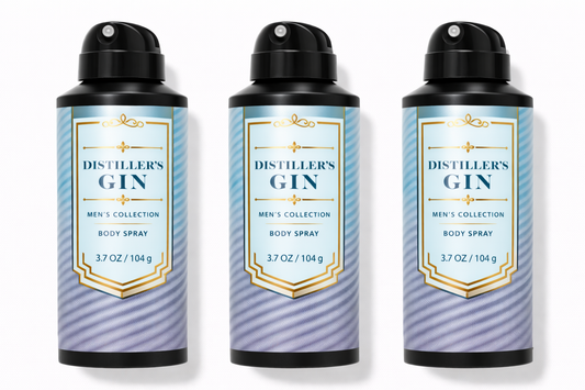 Distiller’s Gin – Men’s Body Spray (3 Pack)