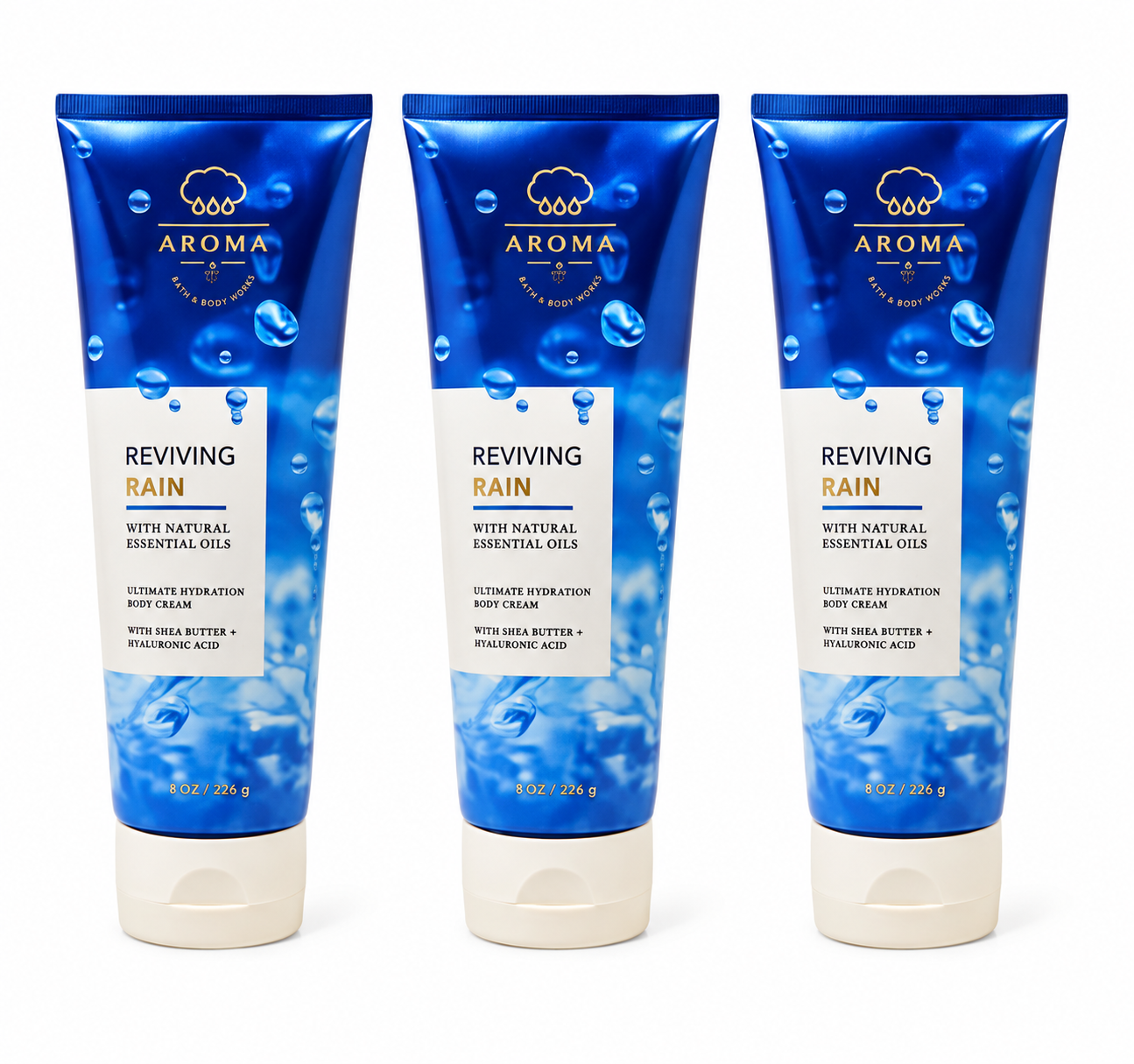 Reviving Rain Bath & Body Works Ultimate Hydration Body Cream 3 Pack