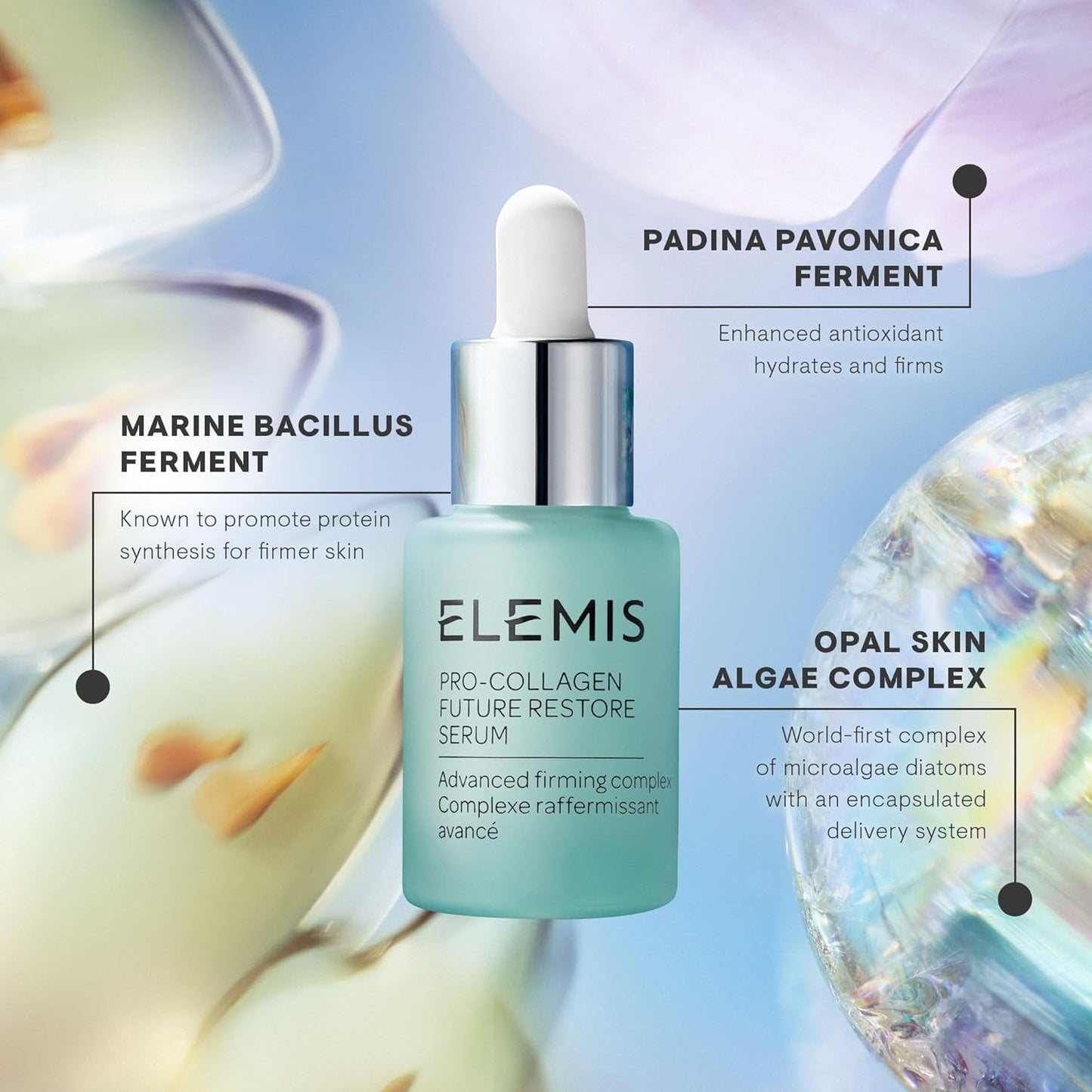 Elemis Pro Collagen Future Restore Serum premium firming anti wrinkle skincare serum