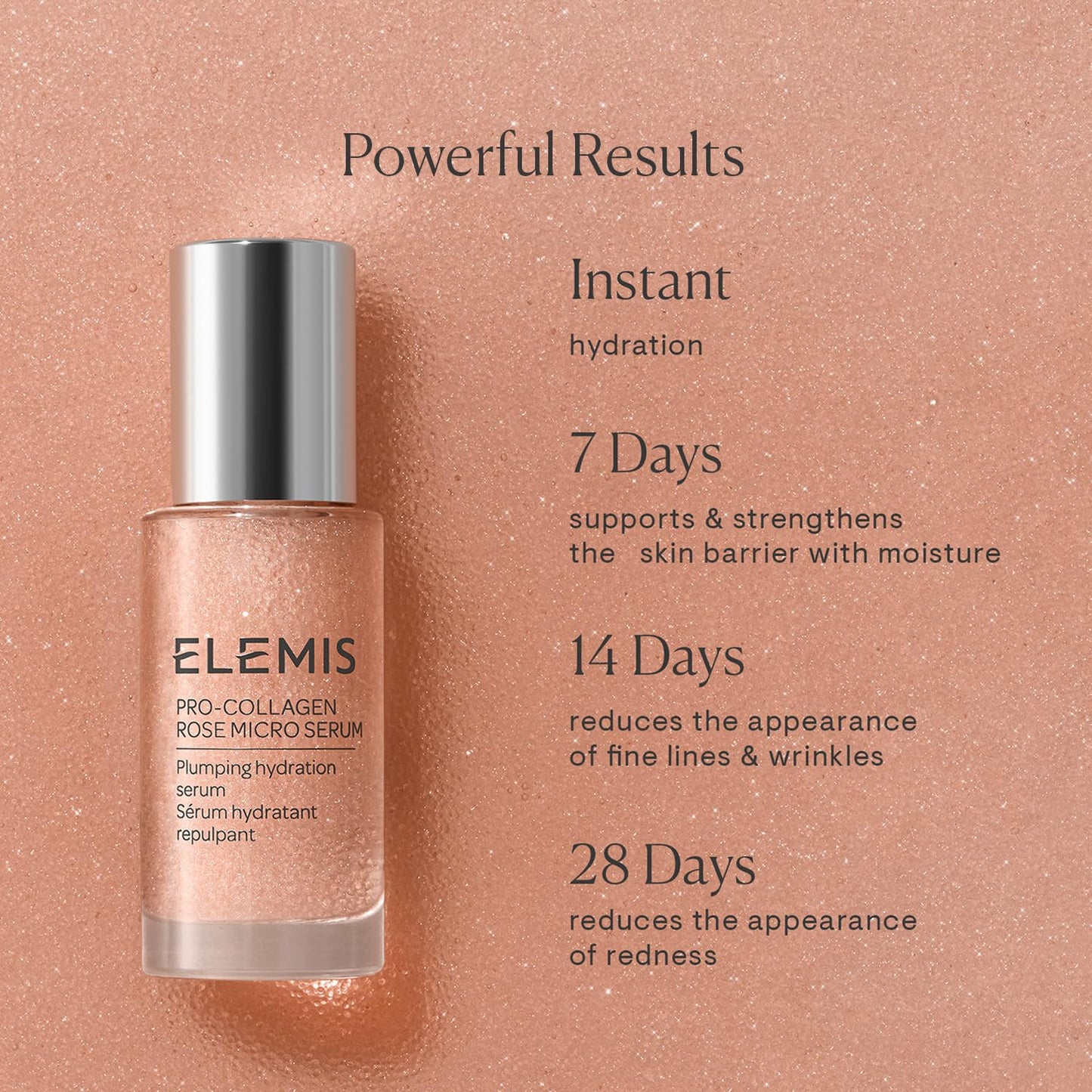 Elemis Pro Collagen Rose Micro Serum hydrating luxury skincare serum for smoother radiant skin