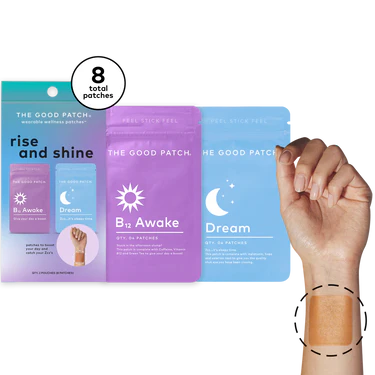Wellness energy patch for focus and all day performance support