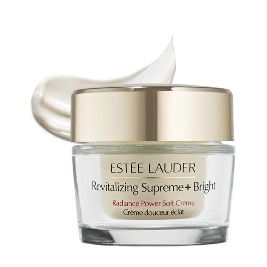 Estée Lauder Revitalizing Supreme Bright Radiance Power Soft Cream vitamin C moisturizer brightening anti aging face cream My Wrinkles Gone