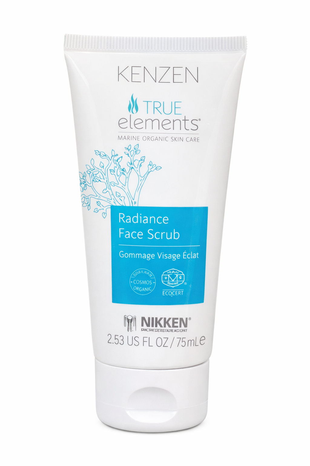 True Elements® Radiance Face Scrub – Certified Organic Exfoliating Treatment (75 ml) | My Wrinkles Gone