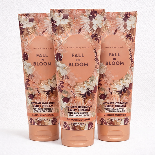 Fall In Bloom Body Cream 8 Oz / 226 G (Pack Of 3) | Ultra Moisturizing