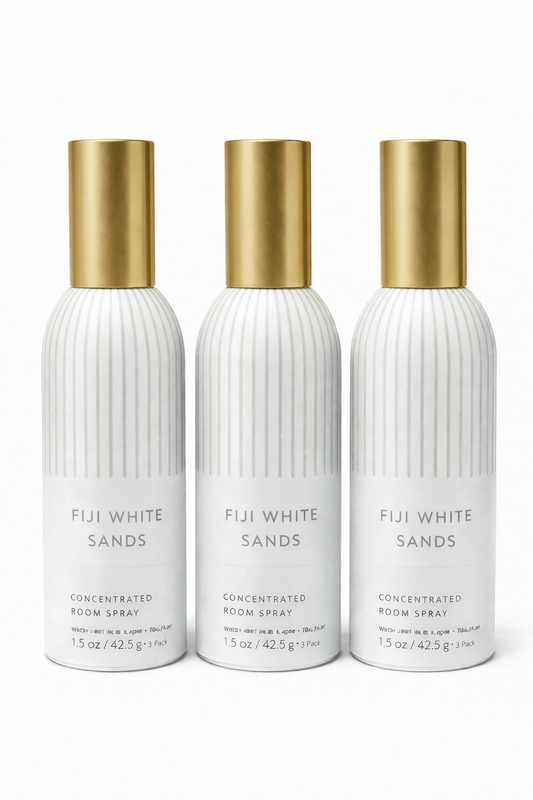Fiji White Sands Room Spray 3-Pack | Long-Lasting Home Fragrance