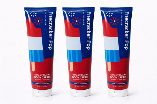 FIRECRACKER POP Body Cream 8 oz (Pack of 3) | Ultra Moisturizing