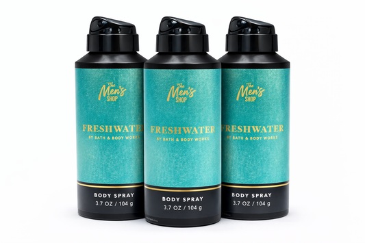 Freshwater Men's Body Spray 3 Pack | Long-Lasting Fragrance