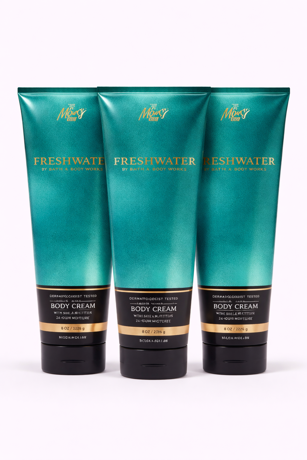 Freshwater Body Cream 8 Oz / 226 G (Pack Of 3) | Ultra Moisturizing