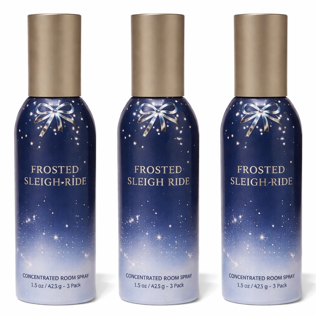 Frosted Sleigh Ride Room Spray 3-Pack | Long-Lasting Home Fragrance