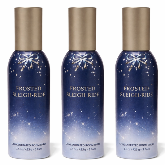 Frosted Sleigh Ride Room Spray 3-Pack | Long-Lasting Home Fragrance