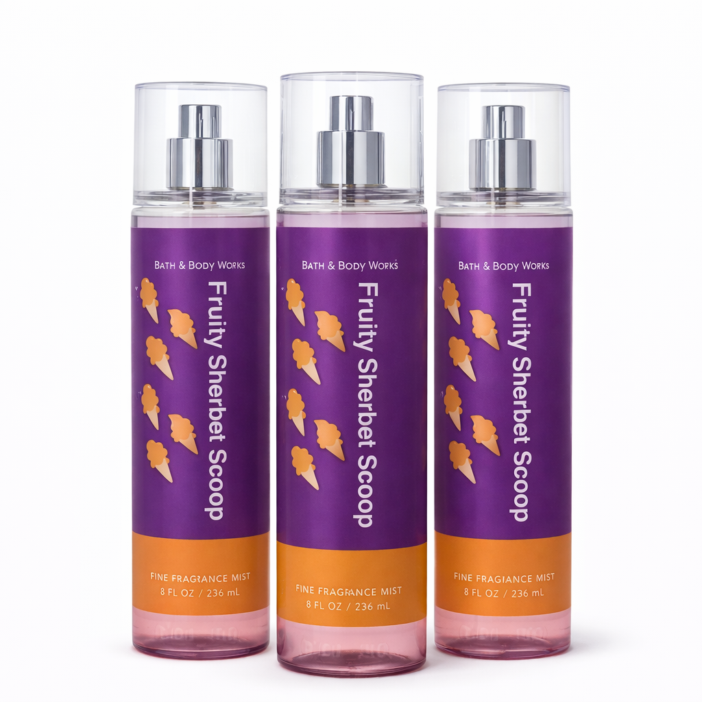 Fruity Sherbet Scoop Fragrance Mist 8 Fl Oz / 236 Ml / 236 Ml (Pack Of 3)