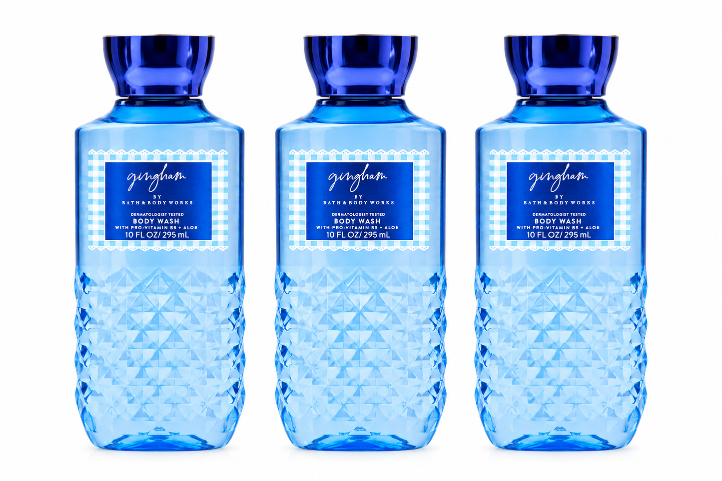 Bath & Body Works GINGHAM Body Wash 10 oz 3 Pack