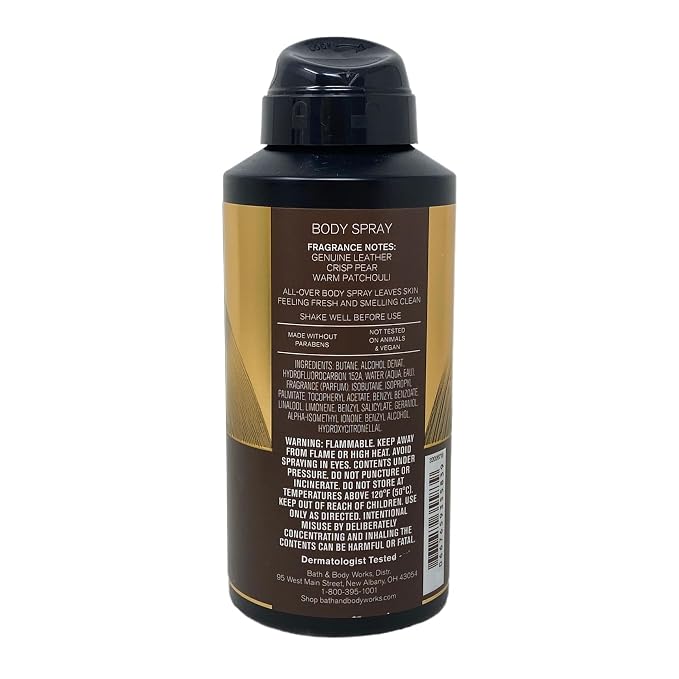 HONORABLE Bath & Body Works Men’s Deodorizing Body Spray