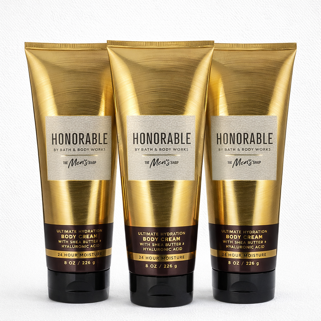 Honorable Body Cream 8 Oz / 226 G (Pack Of 3) | Ultra Moisturizing