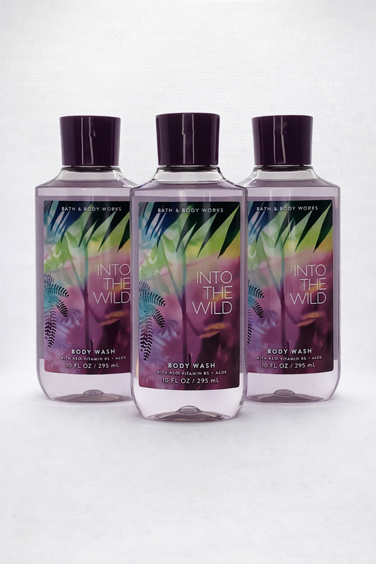 Body Wash Pack of 3 – INTO THE WILD 10 FL OZ / 295 ML | SHOWER GEL – Gentle Daily Cleanser – 10 fl oz Each