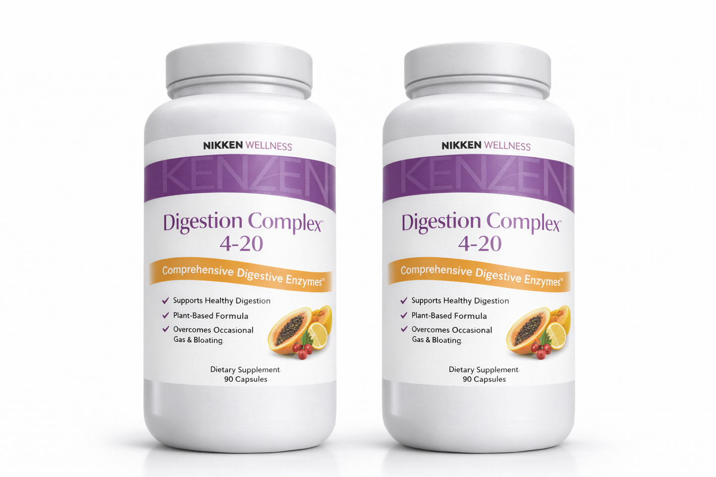 KenZen® Digestion Complex 4-20 Enzyme Blend – Digestive Support – 90 Capsules | My Wrinkles Gone