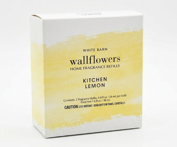 KITCHEN LEMON Bath & Body Works Wallflowers Refills single pack by White Barn fresh citrus home fragrance