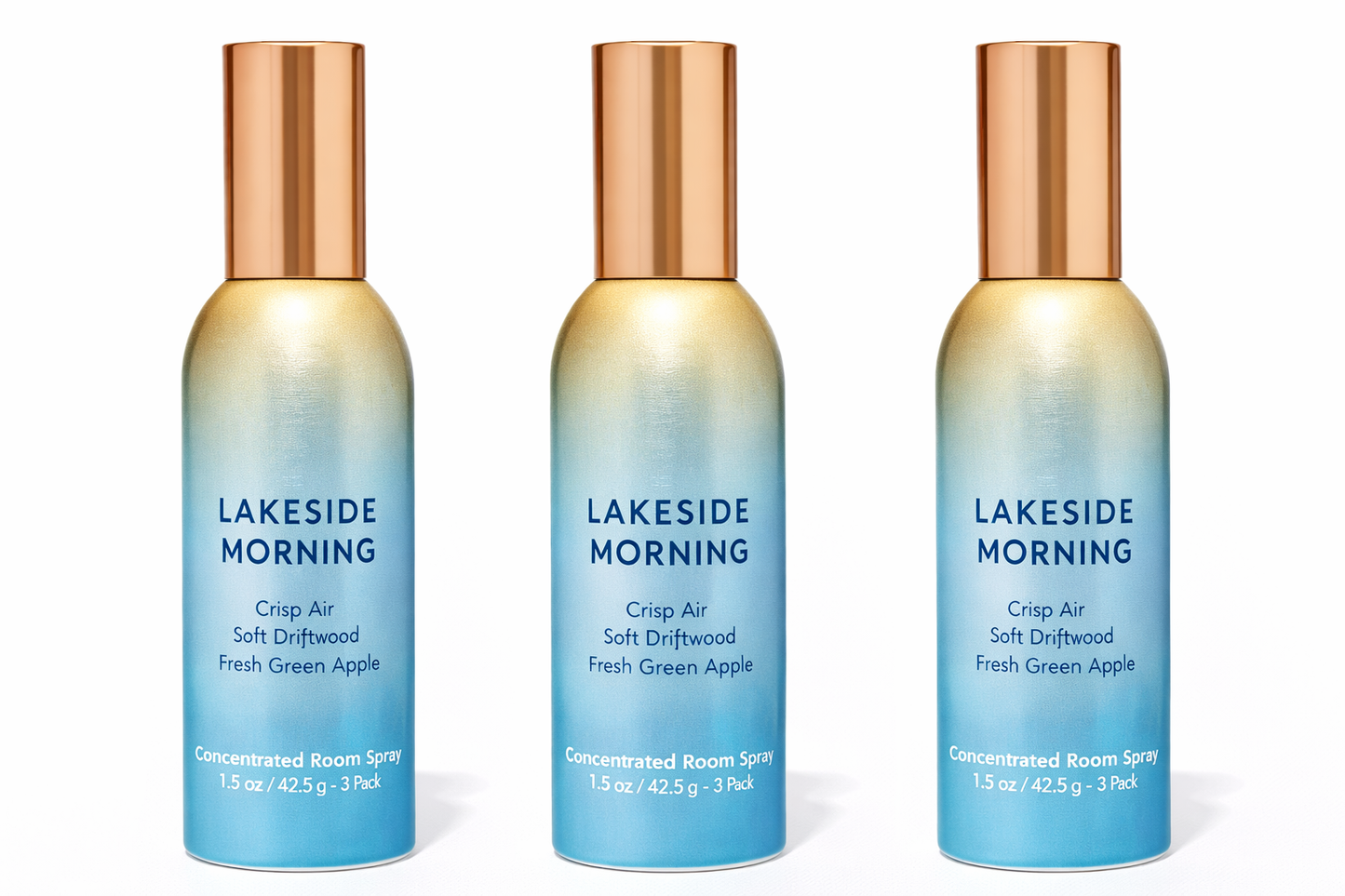Lakeside Morning Room Spray 3-Pack | Long-Lasting Home Fragrance