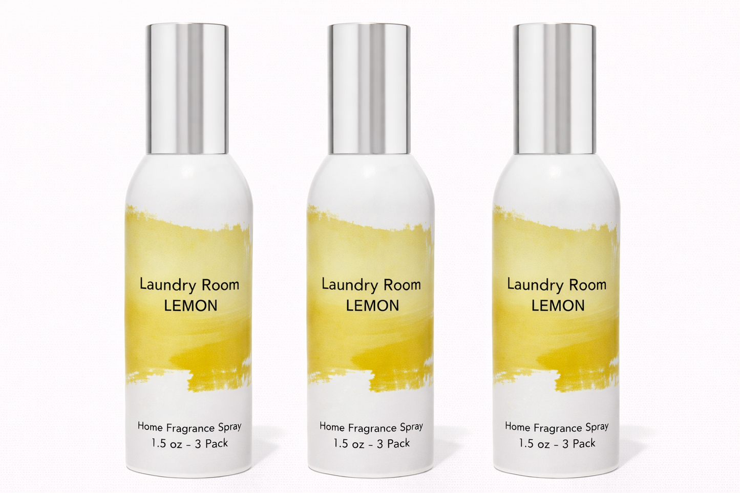 Laundry Room Lemon Room Spray 3-Pack | Long-Lasting Home Fragrance