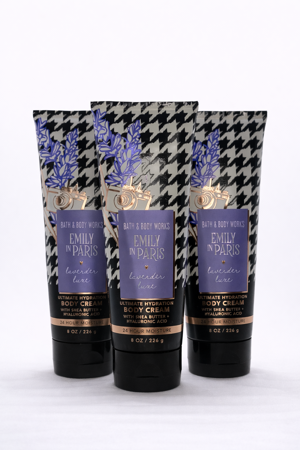 Lavender Luxe (Emily) Body Cream 8 Oz / 226 G (Pack Of 3) | Ultra Moisturizing