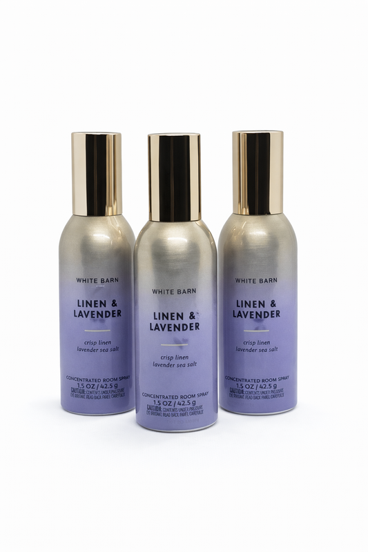 Linen & Lavender Room Spray 3 Room Spray 3 Pack | Home Fragrance 1.5 Oz / 42.5 G