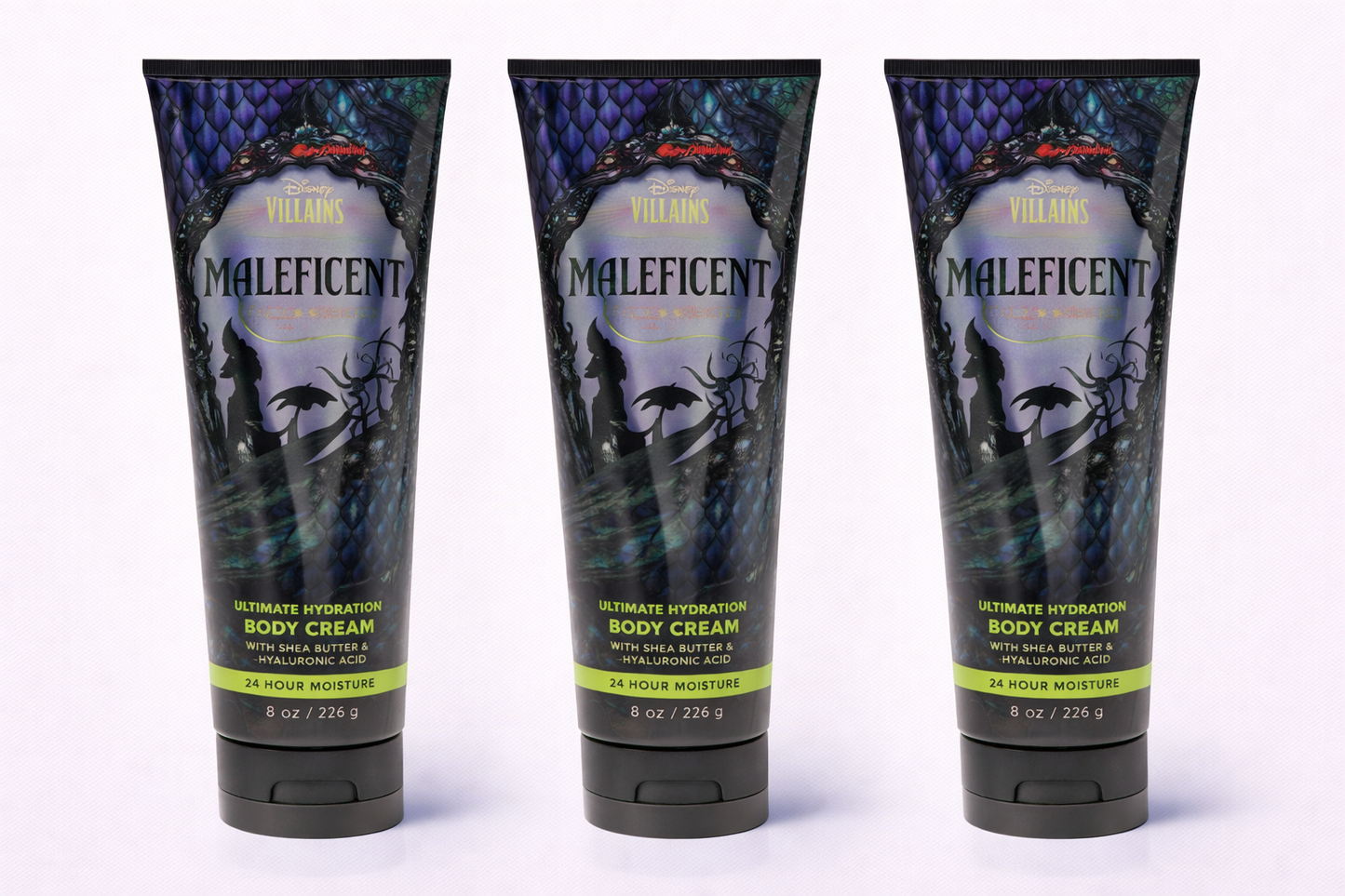 Maleficent Body Cream 8 Oz / 226 G (Pack Of 3) | Ultra Moisturizing
