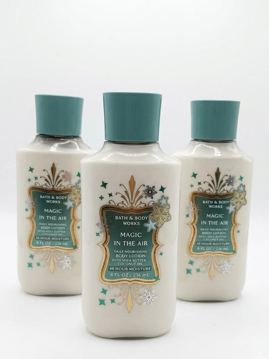 Magic in the Air scented body lotion by Bath and Body Works with long-lasting fragrance and lightweight daily hydration.
