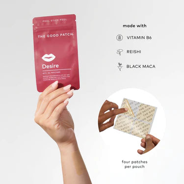 Wellness patch for confidence mood and self care routine
