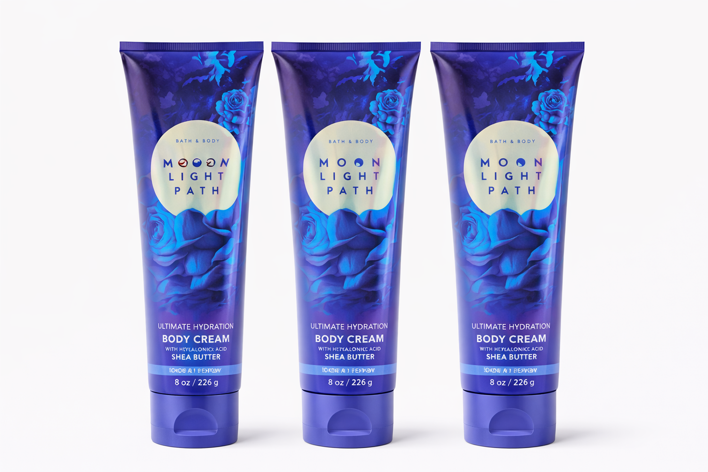 Moonlight Path Body Cream 8 Oz / 226 G (Pack Of 3) | Ultra Moisturizing