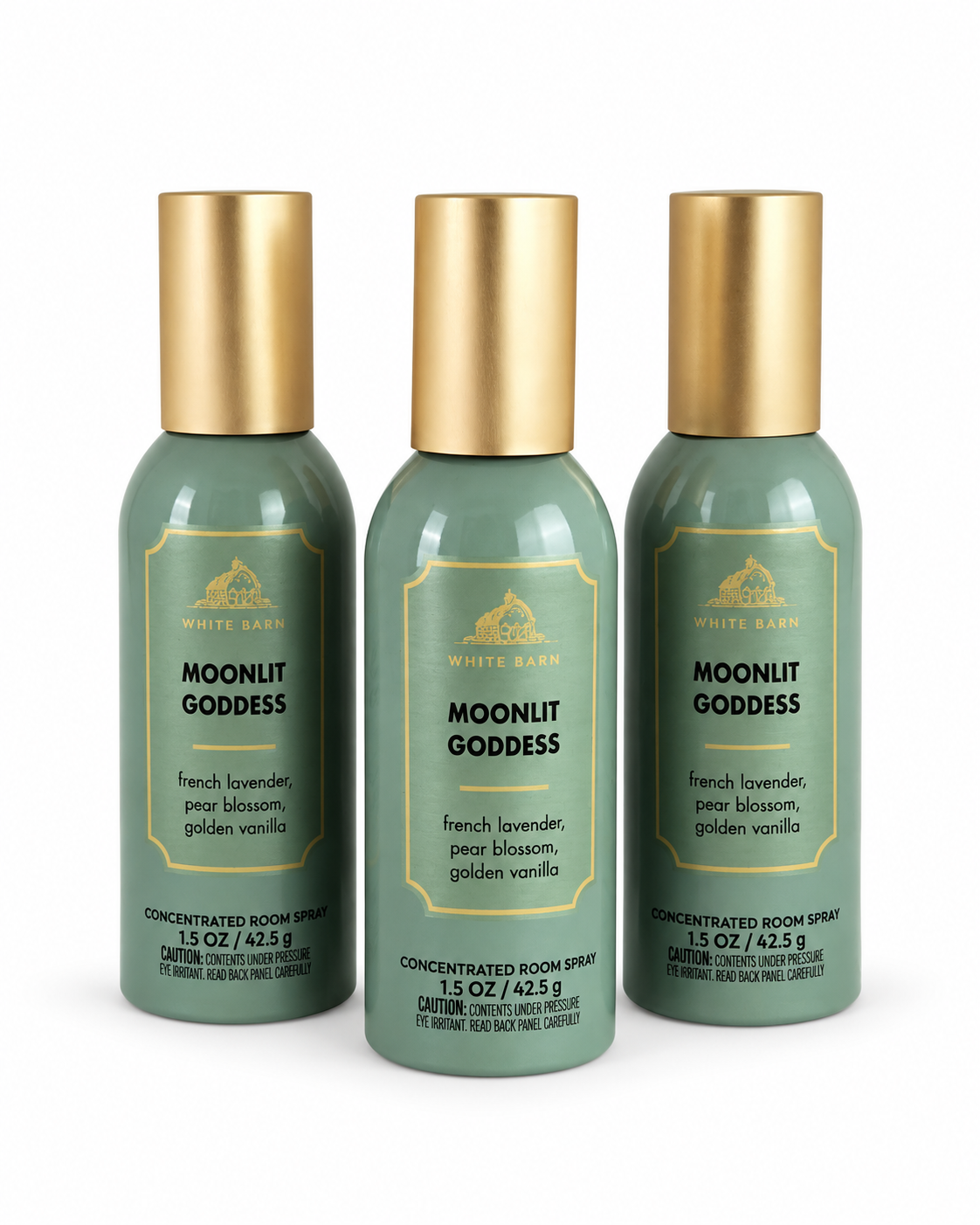 White Barn Moonlit Goddess Room Spray 3 Pack 1.5 oz – Concentrated Air Freshener Sparkling Yuzu Magnolia Jasmine Home Fragrance | My Wrinkles Gone
