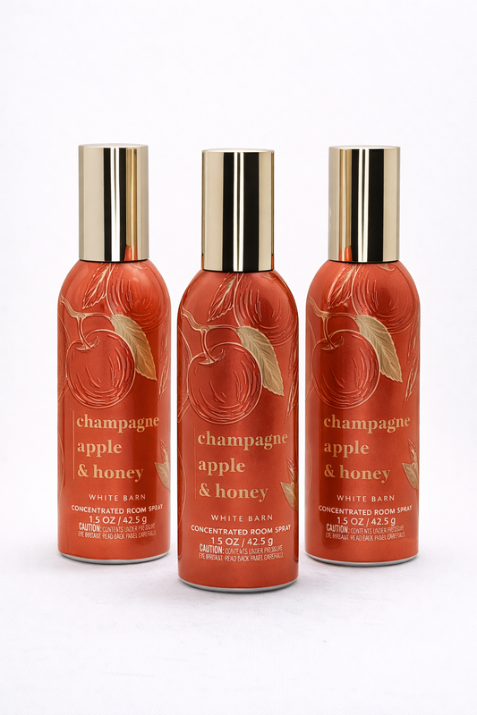 Champagne Apple & Honey Room Spray 3 Room Spray 3 Pack | Home Fragrance 1.5 Oz / 42.5 G