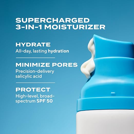 MURAD Superactive Mattifying Moisturizer SPF 50 for oil control, hydration, and daily sun protection