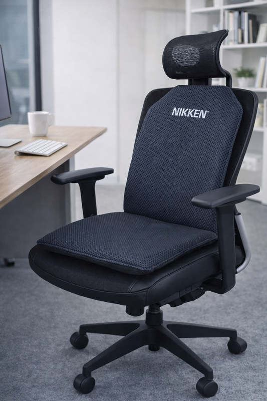 NIKKEN Kenko Seat Magnetic Wellness Seat Cushion with NIKKEN magnetic wellness design - premium magnetic wellness seat cushion