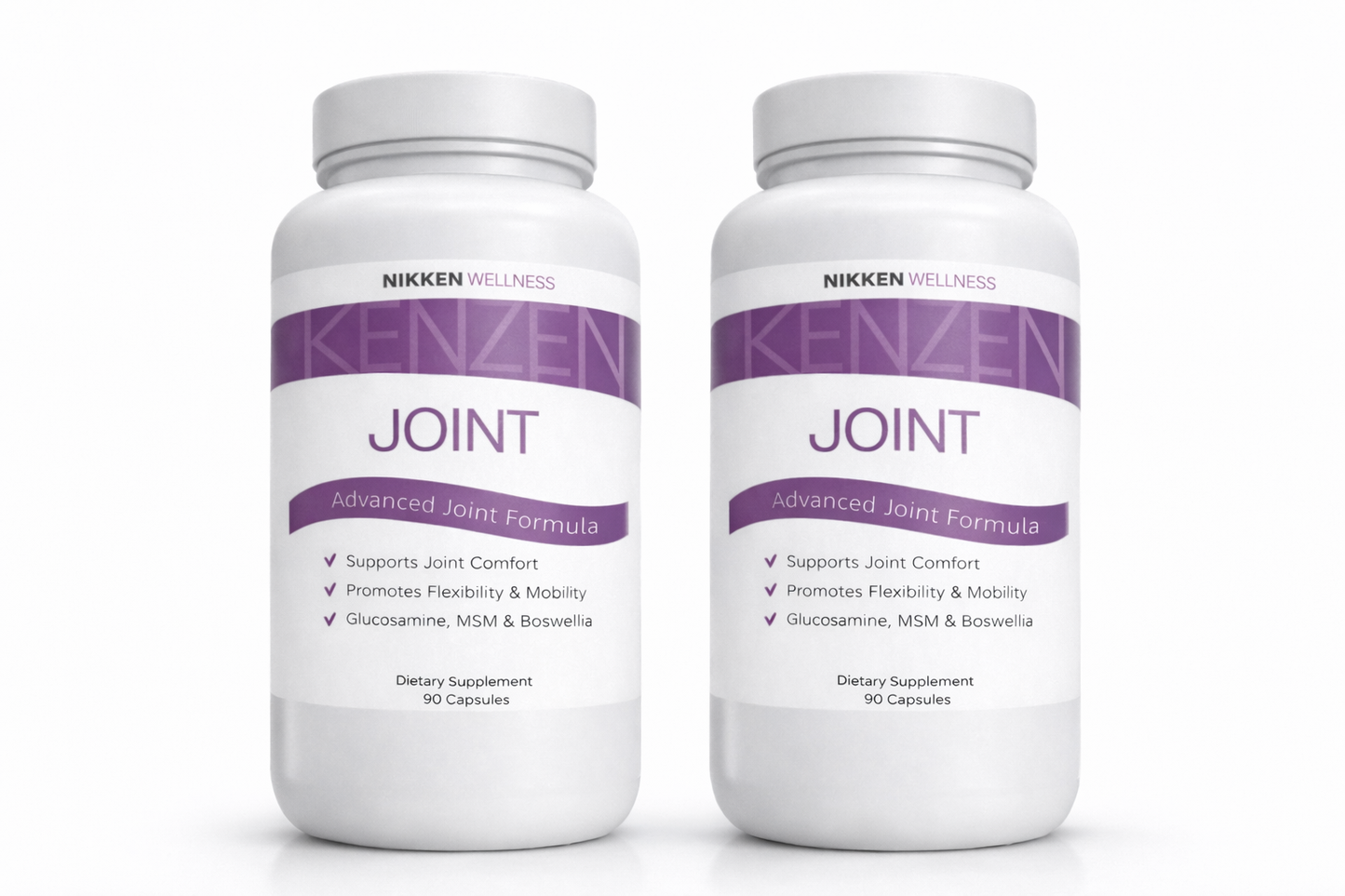 NIKKEN KenZen Joint Formula with glucosamine, MSM, and boswellia blend - premium joint wellness supplement product image 2