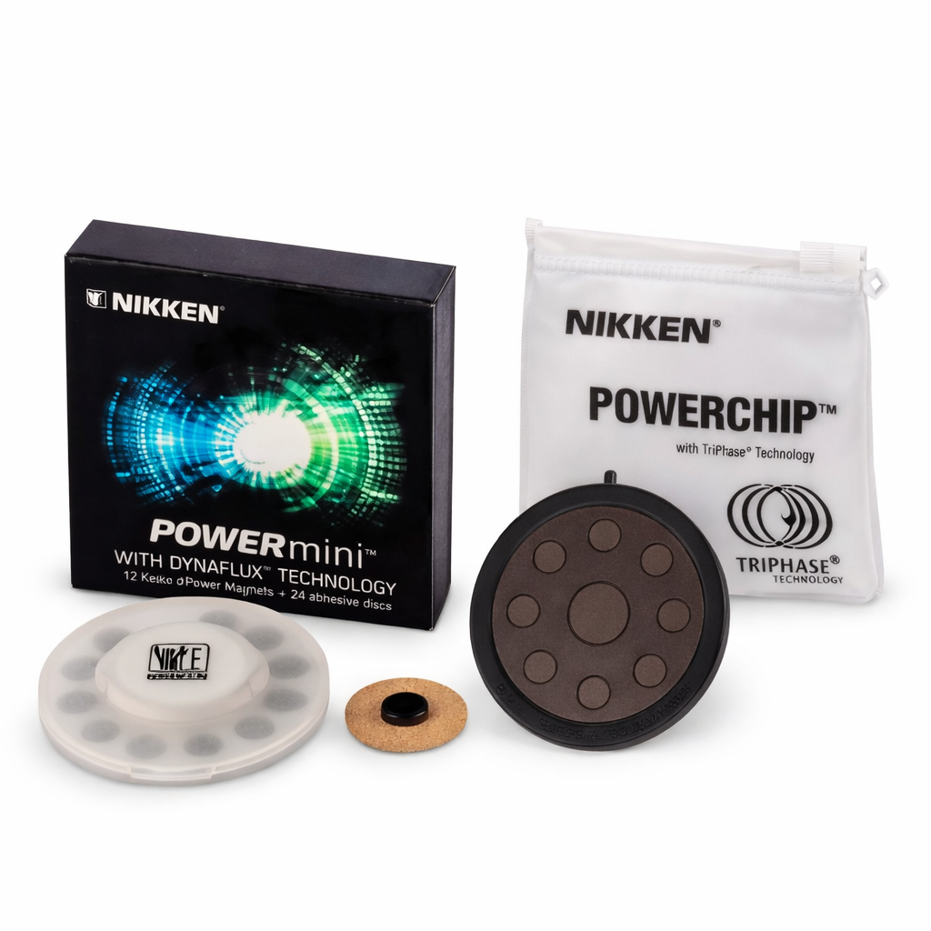 NIKKEN Kenko PowerMini + PowerChip Bundle with DynaFlux and TriPhase Technologies - premium portable magnetic wellness bundle