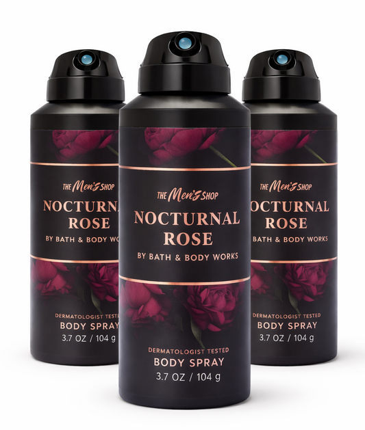 NOCTURNAL ROSE Bath & Body Works Body Spray 3-Pack – 3.7 oz Each | My Wrinkles Gone