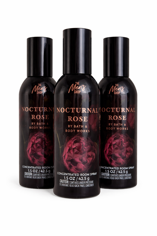 Nocturnal Rose Room Spray Bath & Body Works men's 3 pack 1.5 oz each bold rose scent home fragrance bundle MWG