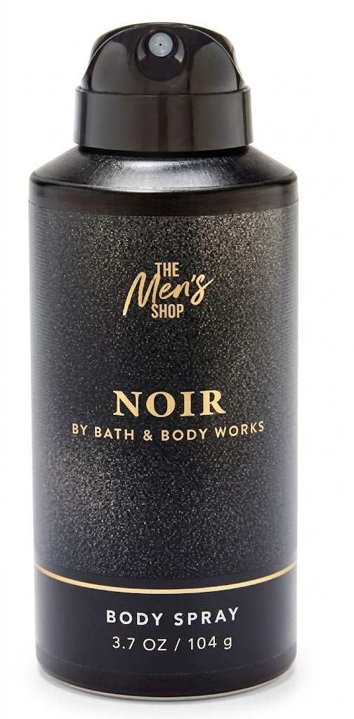 NOIR Bath & Body Works Body Spray 3.7 oz for men – long lasting masculine fragrance deodorizing body spray