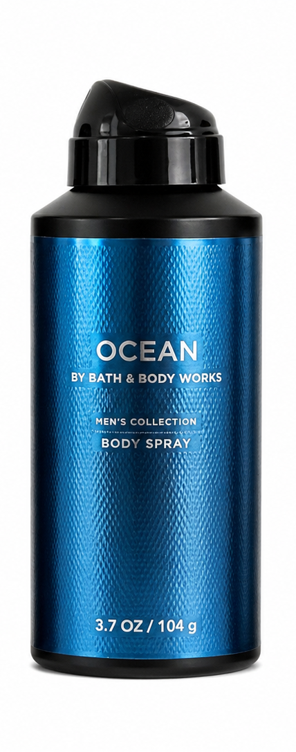 Bath & Body Works OCEAN body spray 3.7 oz fresh clean aquatic fragrance men cologne mist