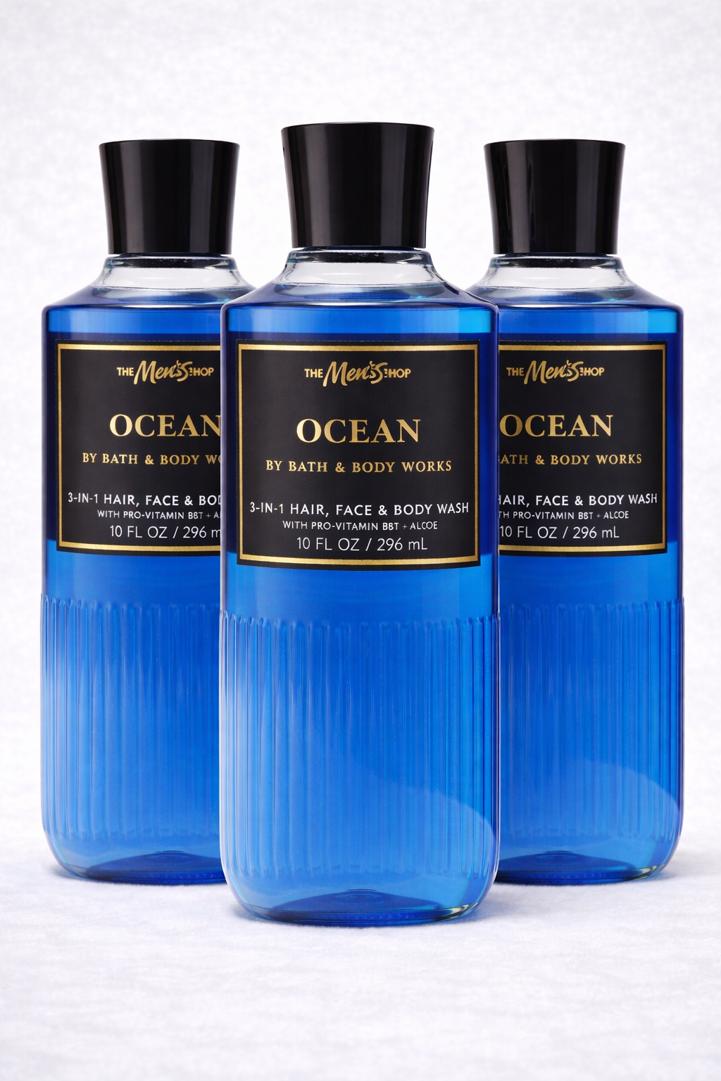 Body Wash Pack of 3 – OCEAN 10 FL OZ / 295 ML | SHOWER GEL – Gentle Daily Cleanser – 10 fl oz Each