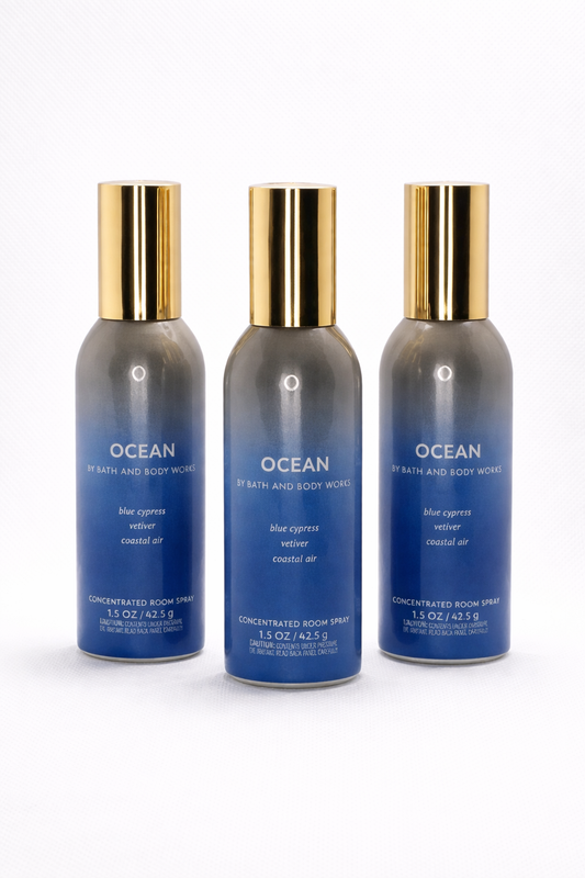 Ocean Room Spray 3 Room Spray 3 Pack | Home Fragrance 1.5 Oz / 42.5 G