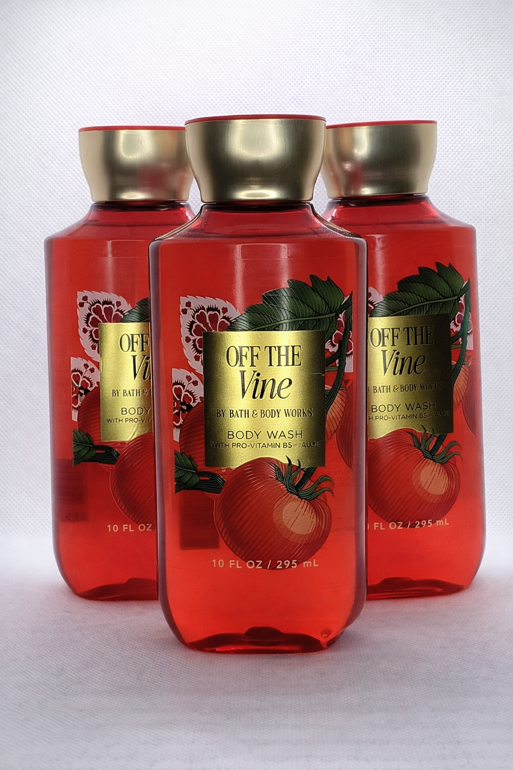 Body Wash Pack of 3 – OFF THE VINE 10 FL OZ / 295 ML | SHOWER GEL – Gentle Daily Cleanser – 10 fl oz Each