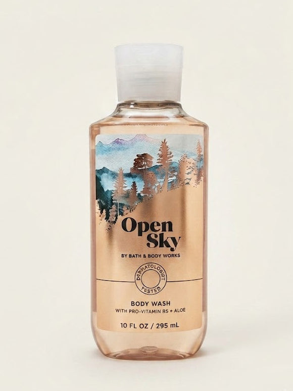 OPEN SKY Bath & Body Works Body Wash, 10 oz bottle with pro-vitamin B5 and aloe